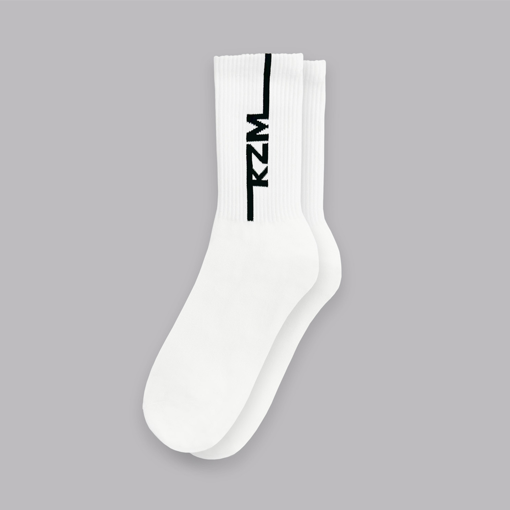 KZM LOGO中筒男襪