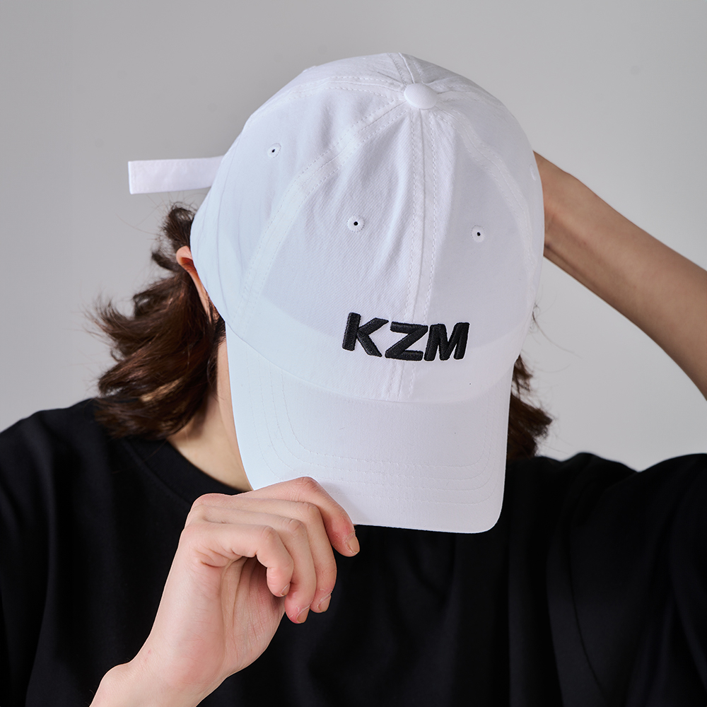 KZM LOGO 棒球帽(白色)